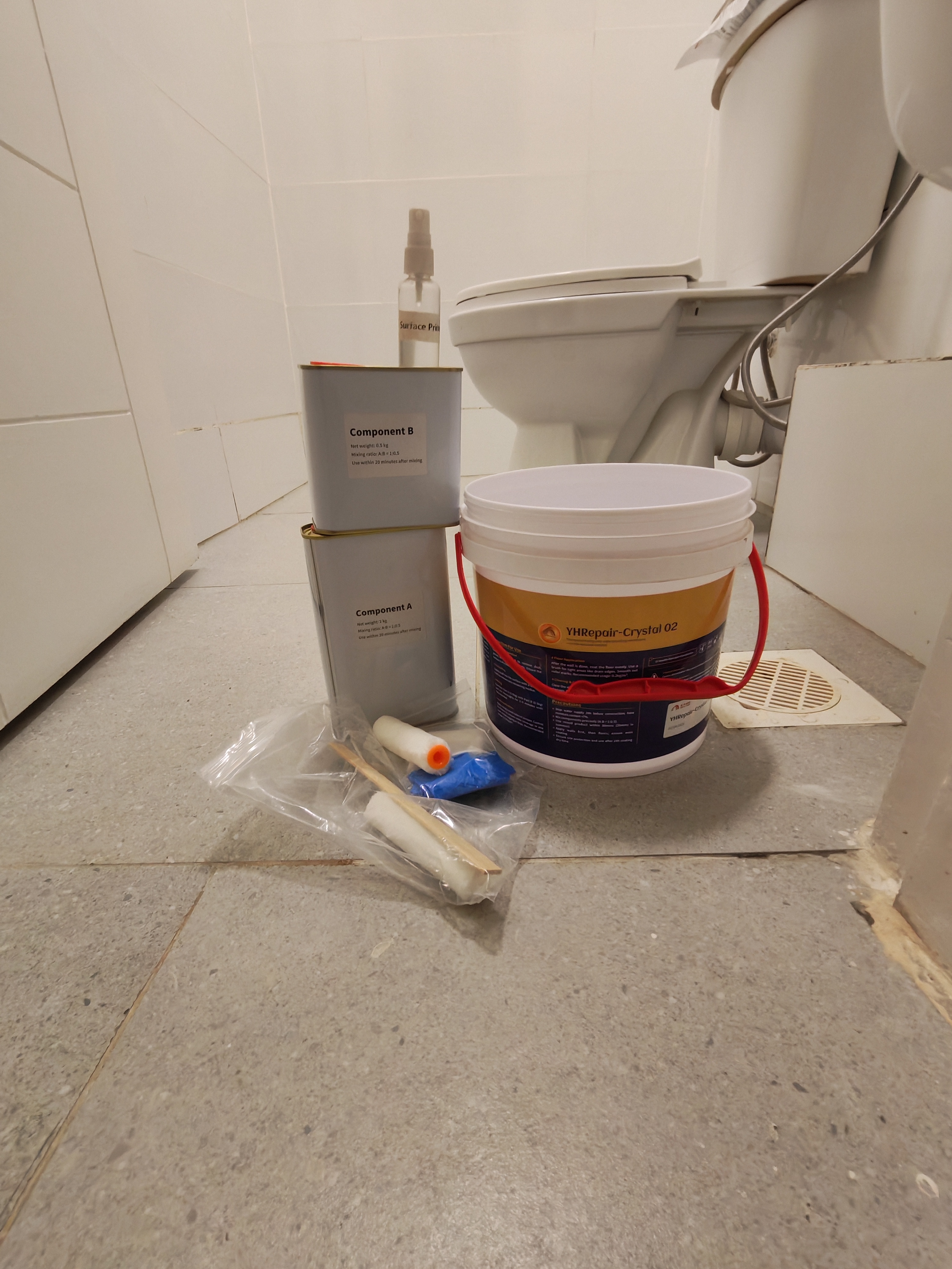 YHRepair-Crystal 02: Transparent Waterproofing for Tiled Bathrooms and Kitchens in Kenya